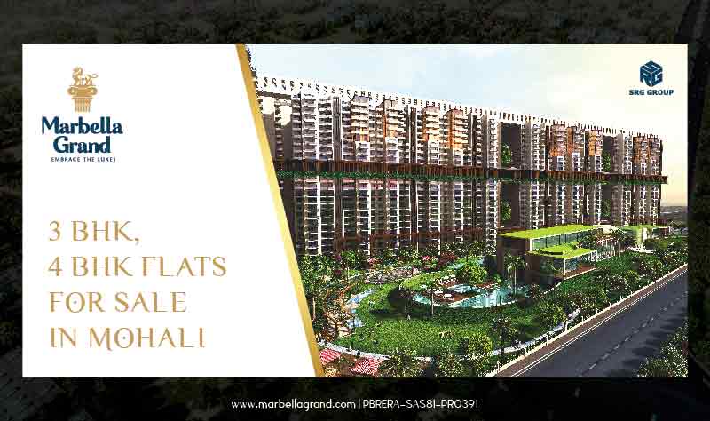 2 BHK, 3 BHK, 4 BHK flats in mohali for sale
